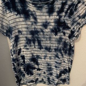 American eagle| tie dye short sleeve crop top